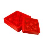 EAT SLOW LIVE LONGER Star Habzsolásgátló Tál Piros (S)