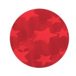 EAT SLOW LIVE LONGER Star Habzsolásgátló Tál Piros (S)