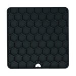 EAT SLOW LIVE LONGER Fun & Relax Lick Mat Szürke