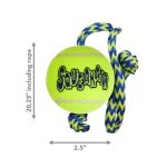 KONG-Air-Squeaker-Sipolo-Teniszlabda-Kotellel-M